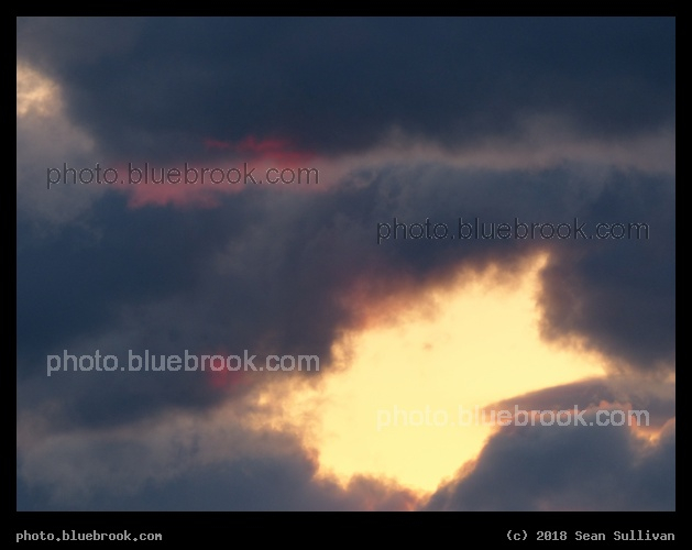 Magenta Highlights on Slate Clouds - Corvallis MT