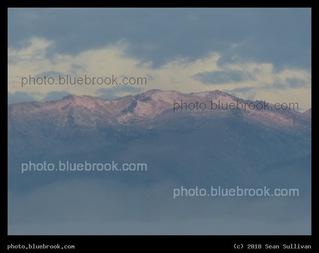 Mountains above Fog at First Light - Corvallis MT