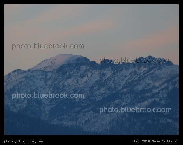 Purple Light in November - Corvallis MT
