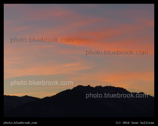Wispy Pink Clouds in November - Corvallis MT