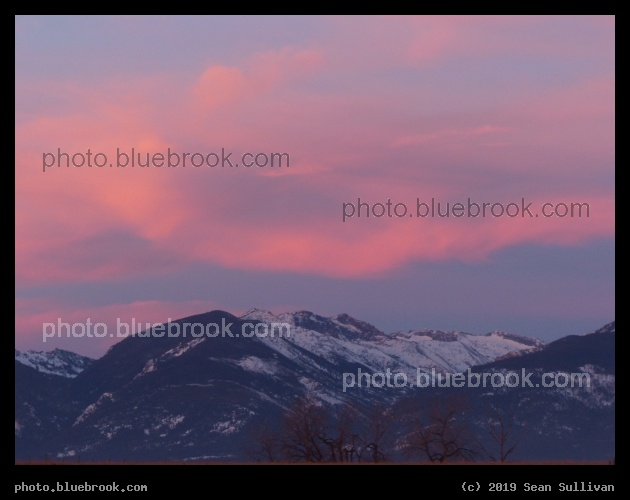 Red Clouds Flowing in the Morning - Morning twilight, Corvallis MT