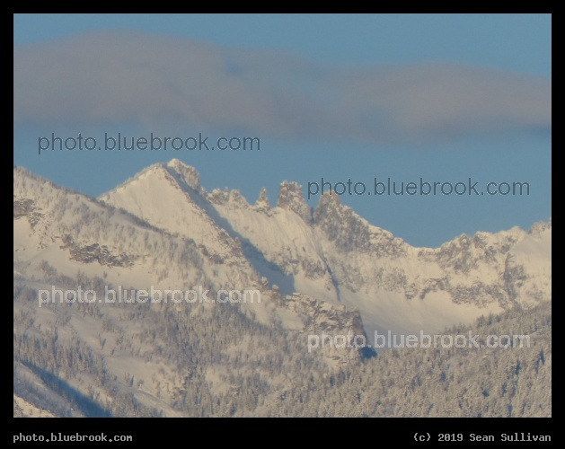 Pinnacles in the Morning Snow - Corvallis MT