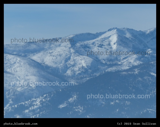 Curve of Shadow on a Mountainside - Corvallis MT