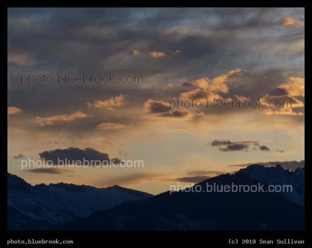 End of Winter Sunset - Corvallis MT