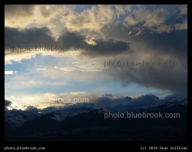 April Sky over the Mountains - Corvallis MT