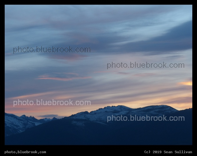 Wispy Streaks of May Sunset - Corvallis MT