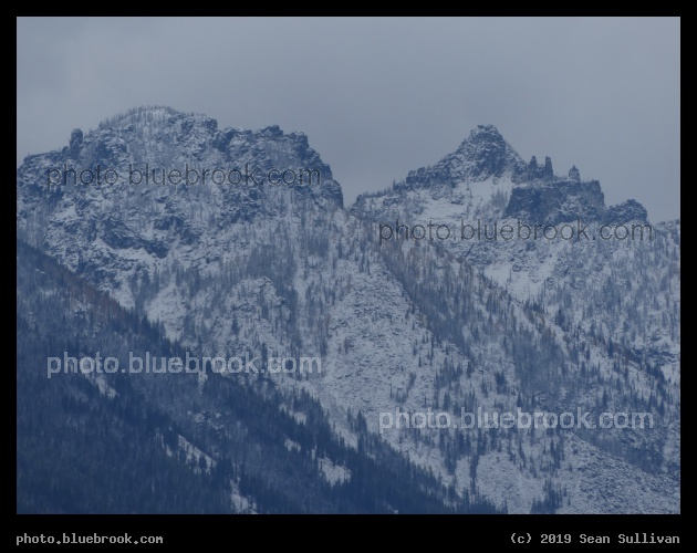 Early Snow over Victor - Bitterroot Mountains, Victor MT
