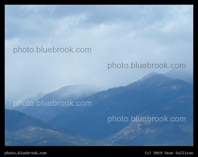 Hazy Clouds among the Mountains - Corvallis MT