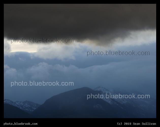 Dark Clouds over Mountains - Corvallis MT