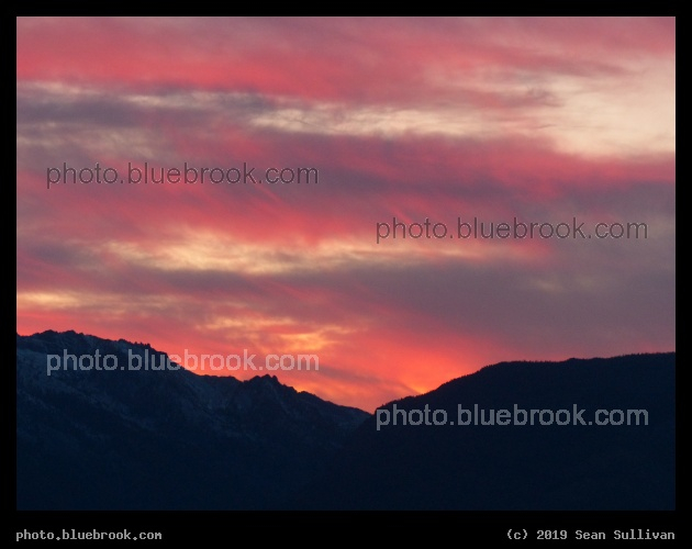 Bright Sky over Mountains - Corvallis MT