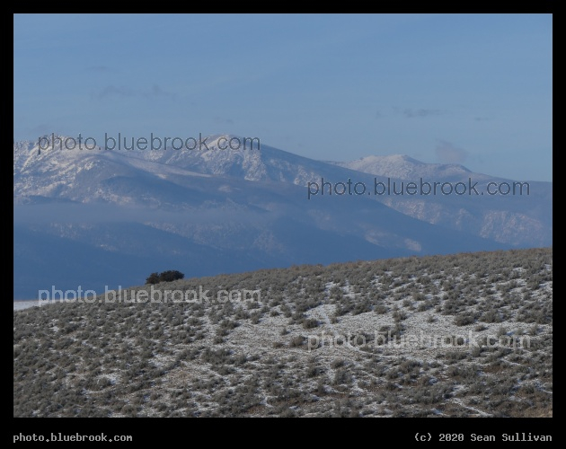 Dusted Hill and Mountains - Corvallis MT