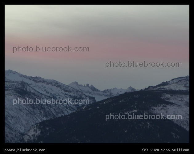 Streak of Sunset Light - Corvallis MT