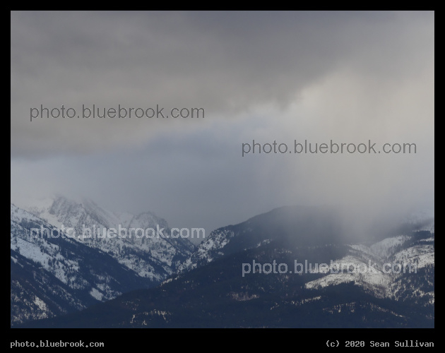 Snowfall in the Mountains - Corvallis MT