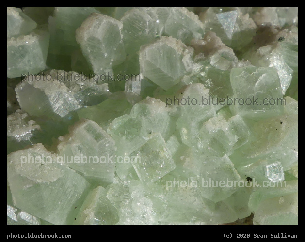 Green Apophyllite Cluster - Corvallis MT