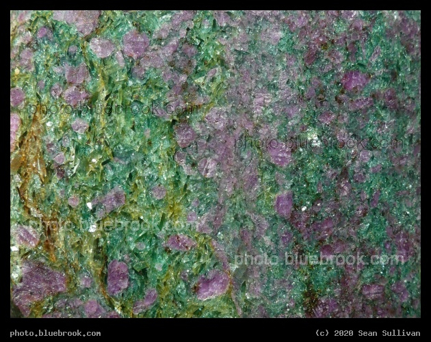 Ruby in Fuschite Detail - Corvallis MT