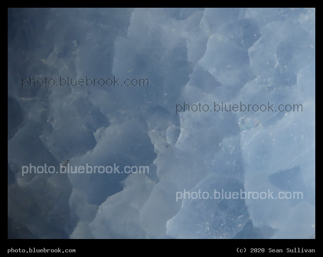 Blue Calcite Detail - Corvallis MT