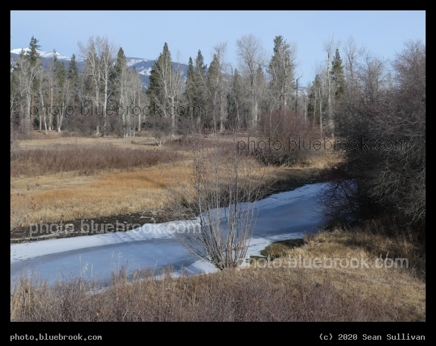 Frozen Stream in Stevensville - Stevensville MT