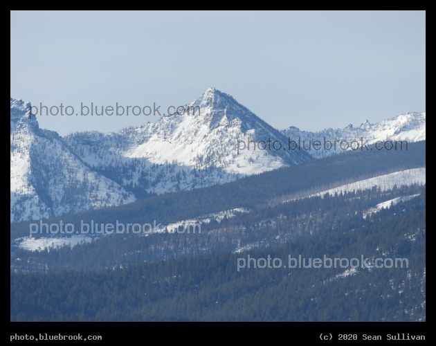Painted with Snow and Shadows - Bitterroot Mountains, Stevensville MT
