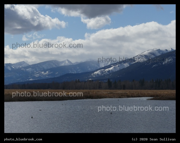 Series of Mountains - Bitterroot Mountains, Lee Metcalf National Wildlife Refuge, Stevensville MT