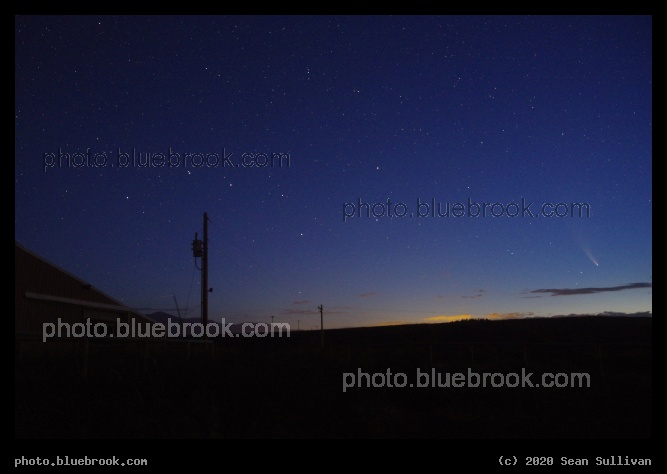 Circumpolar Comet on the Upswing - Comet NEOWISE, Corvallis MT