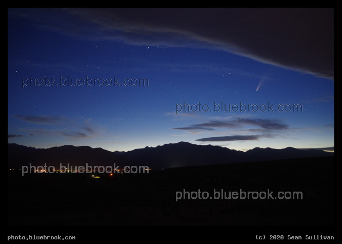 Comet in a Cobalt Sky - Comet NEOWISE, Corvallis MT