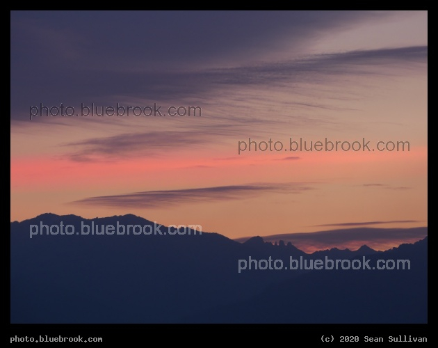 Feathery Clouds at Sunset - Corvallis MT