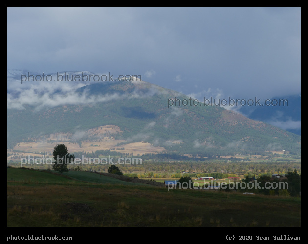 Small White Cap and Wispy Clouds - Corvallis MT