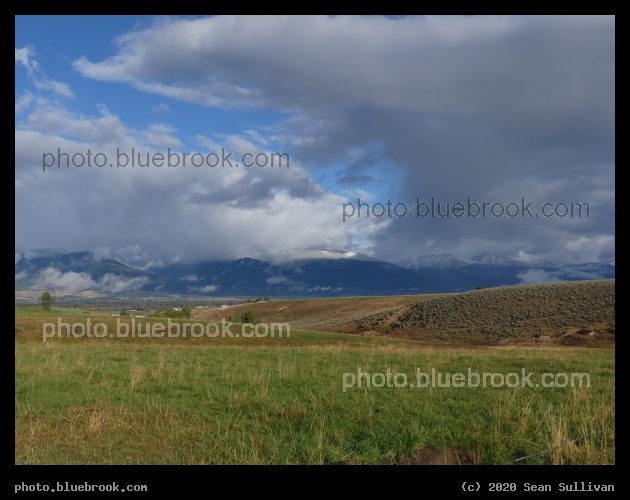 Grass, Mountains, and Clouds - Corvallis MT