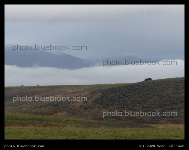 Fog beyond Hills - Corvallis MT