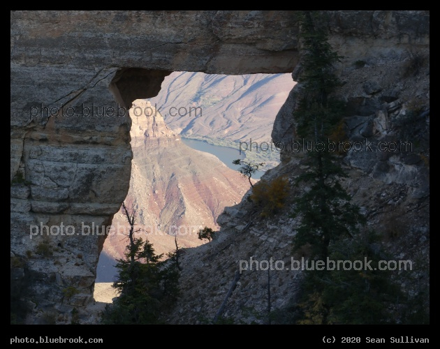 Window to the River - Colorado River from North Rim, Grand Canyon, AZ