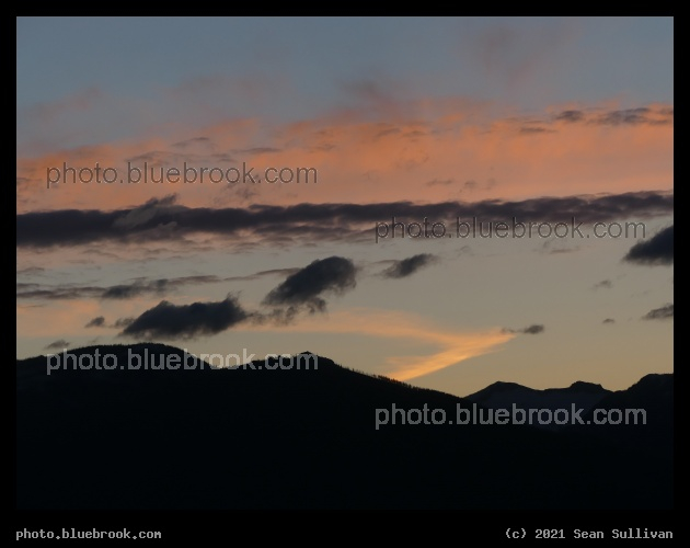 Lines of Clouds at Sunset - Corvallis MT