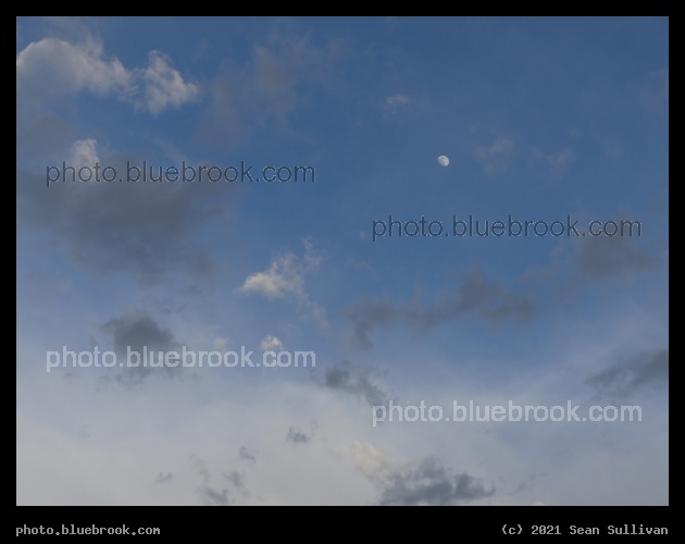 Clouds and Moon - Corvallis MT