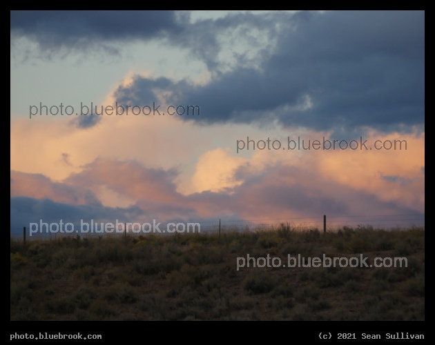 Pastel Clouds over Sagebrush - Corvallis MT