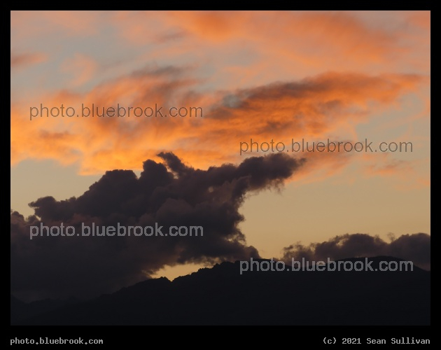 Cloud Perched on a Mountain - Corvallis MT