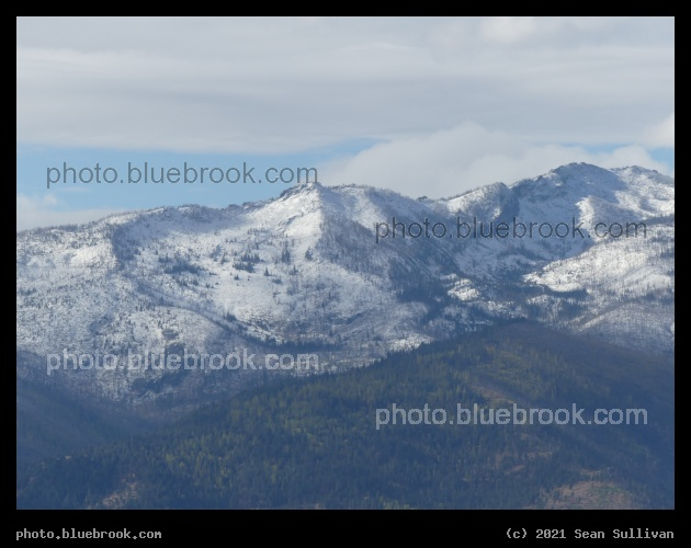 Arrival of Winter on the Mountains - Corvallis MT