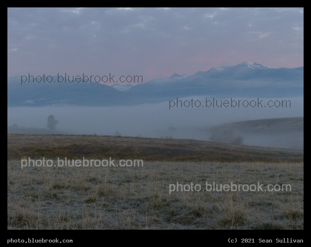 Morning Fog in the Valley - Corvallis MT