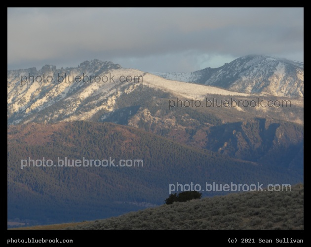 November Dawn on the Mountains - Corvallis MT