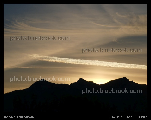 Clouds Lit by the Vanishing Sun - Corvallis MT