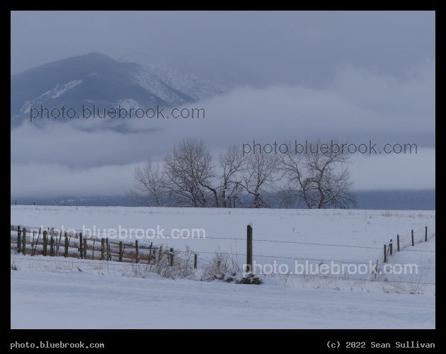 Low Winter Clouds - Corvallis MT