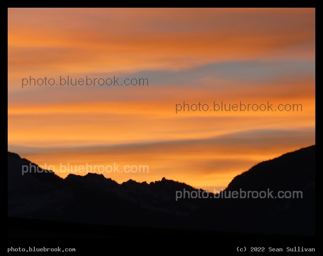 Peach Streaks at Sunset - Corvallis MT