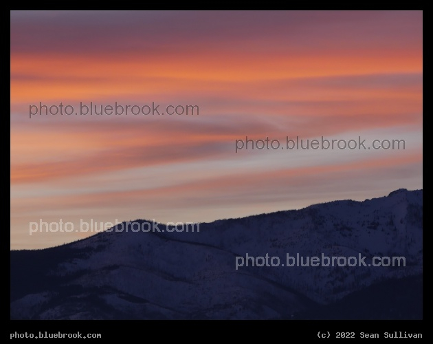 Sloping Clouds over the Mountains - Corvallis MT