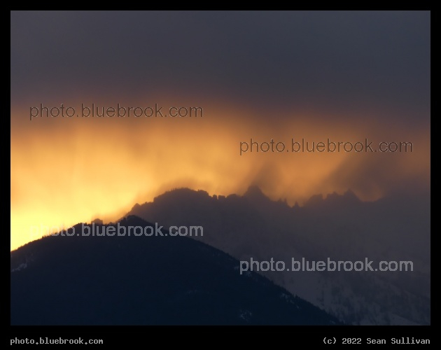 Sunset Shadows on the Fog - Corvallis MT