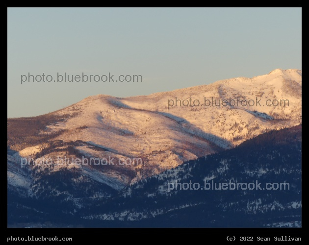 Rounded Slopes in Winter - Corvallis MT