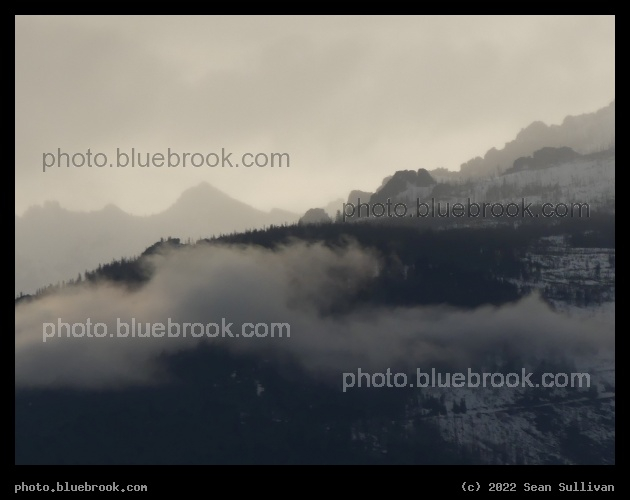 Layers of Mountain Lines - Corvallis MT