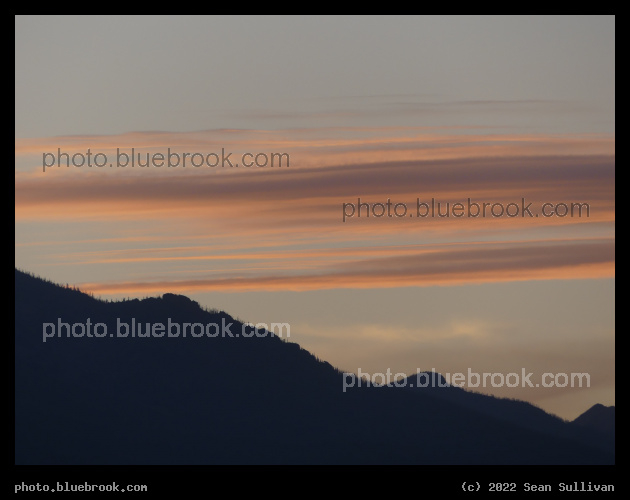 Thin Lines of Sunset Clouds - Corvallis MT