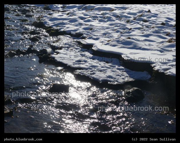 Stream with Icy Ledge - Corvallis MT