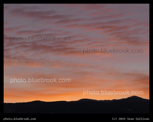 Sunrise on Waves of Clouds - Corvallis MT