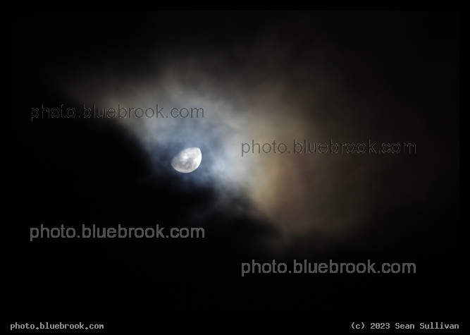 Opening in the Clouds at Night - Corvallis MT