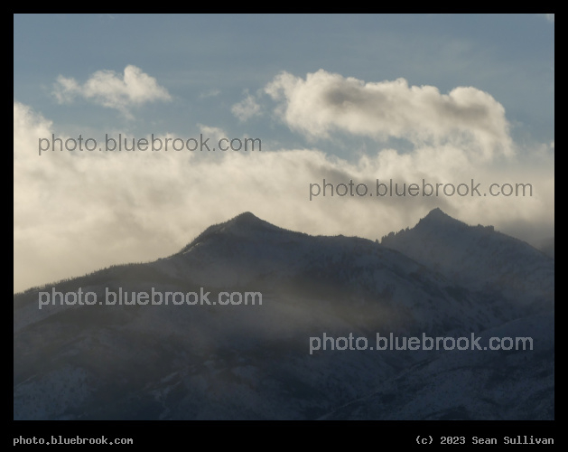 Light on Shadowed Mountains - Corvallis MT