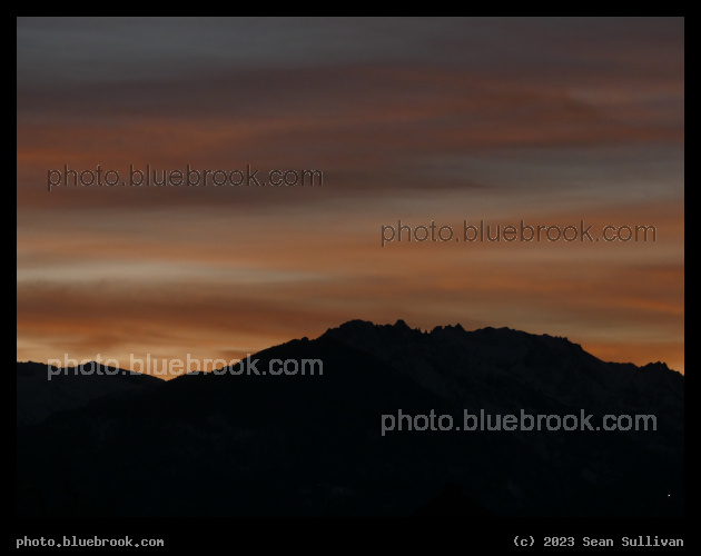 Evening Light in the Mountains - Corvallis MT
